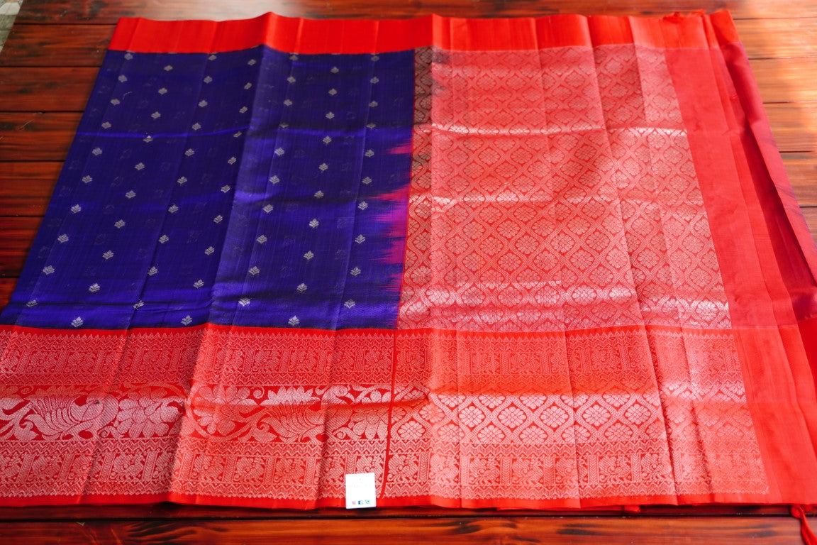 Kanchi Handloom Silk Cotton Saree PC4768 freeshipping - Parijat Collections