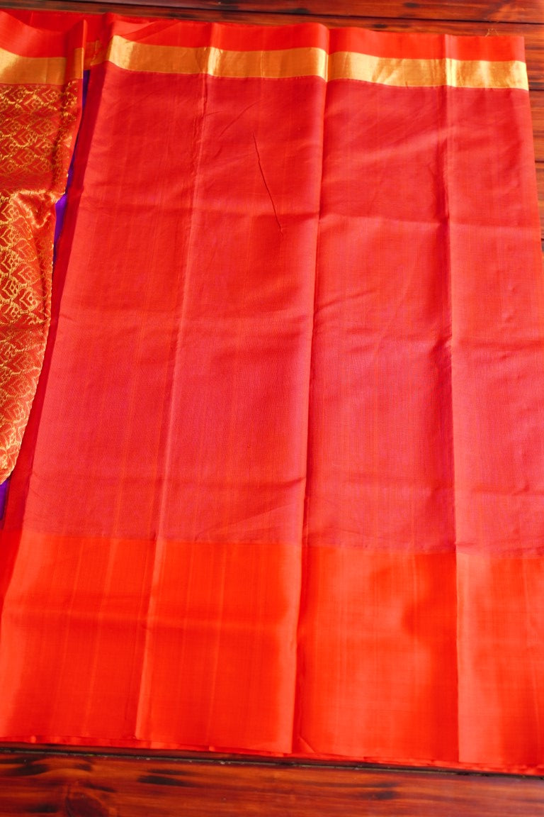 Kanchi Handloom Silk Cotton Saree PC4769 freeshipping - Parijat Collections