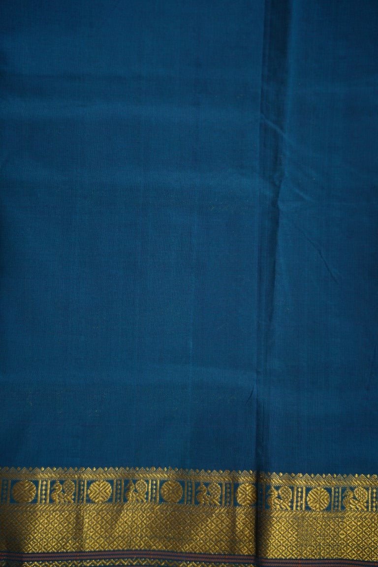Block Printed Kanchi Silk Cotton Saree PC6335 freeshipping - Parijat Collections