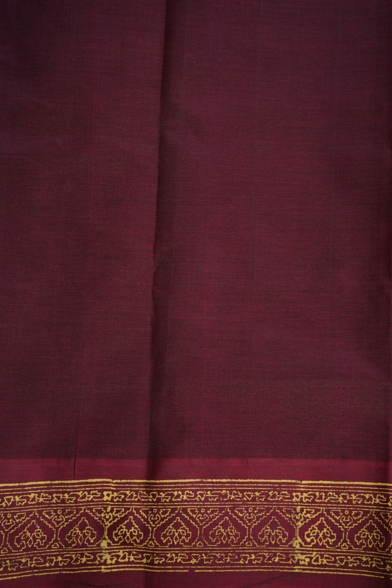 Block Printed Kanchi Silk Cotton Saree PC6336 freeshipping - Parijat Collections