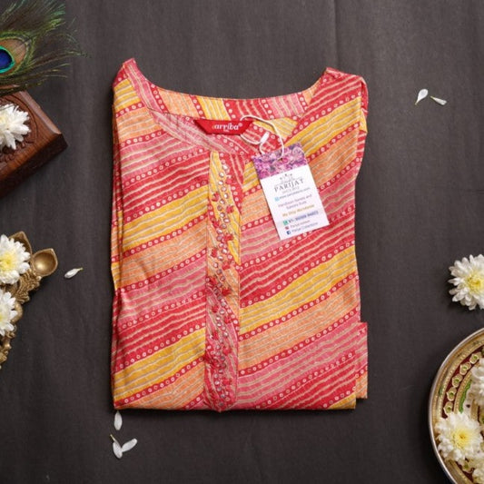 Ready made Cotton Straight Kurti  PC9446