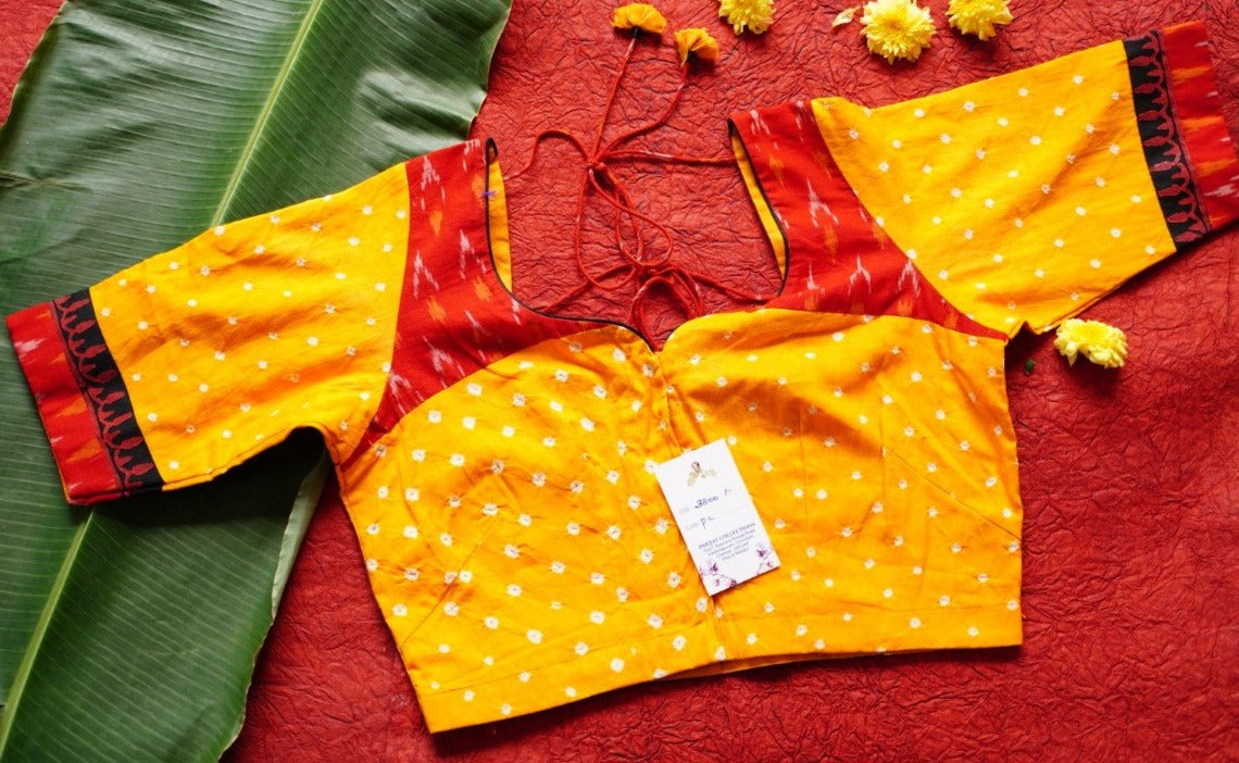 Readymade handloom cotton Blouse PC4885 freeshipping - Parijat Collections