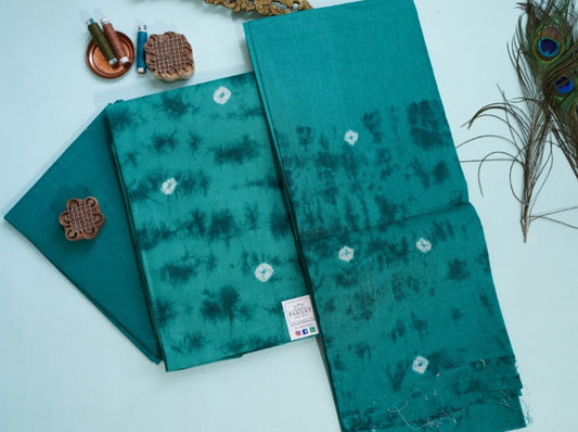 Wax Batik Cotton Handloom Salwar Material PC6634