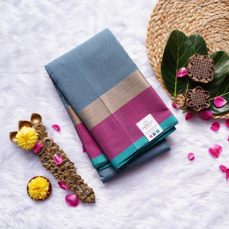 Kovai handloom Cotton saree with jari border PC5441 freeshipping - Parijat Collections
