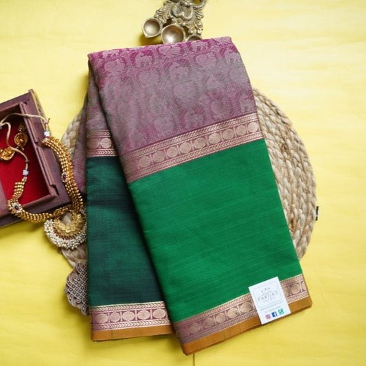 Vanasingaram Kanchi Silk Cotton Saree PC8670