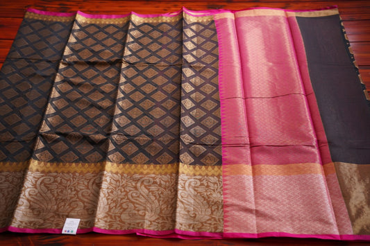 Banarasi Muslin Silk Saree  PC8479