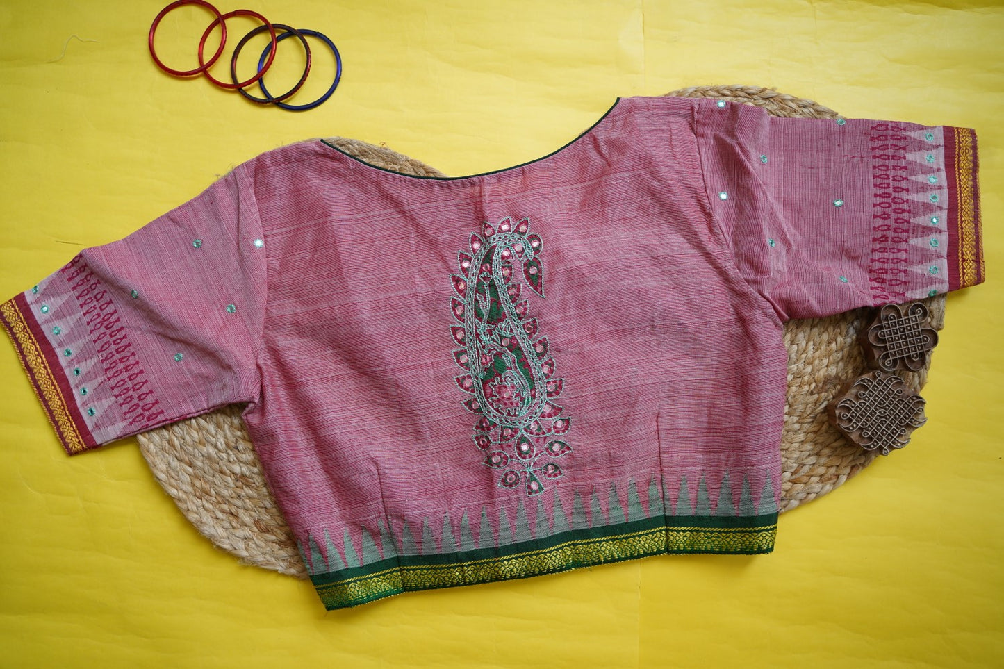 Readymade handloom cotton Blouse PC9501
