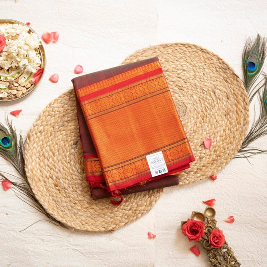 Narayanapet handloom Cotton Saree with Jari border PC9824