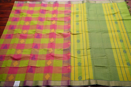 Kattam Kanchi cotton Saree  PC6932