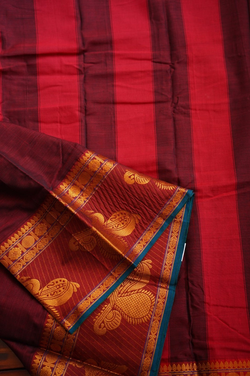Narayanapet handloom Cotton Saree with Jari border PC9828