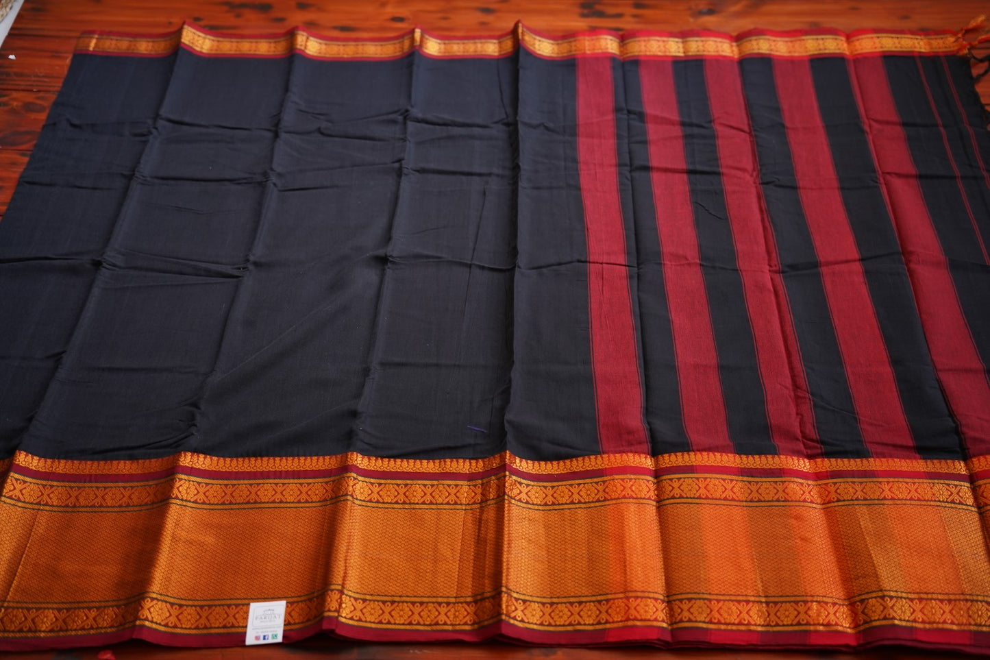 Narayanapet handloom Cotton Saree with Jari border PC9822
