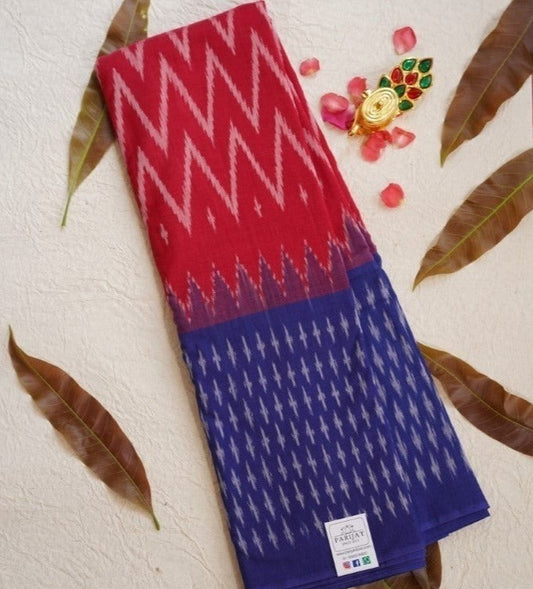 Ikat handloom Cotton Saree PC6938