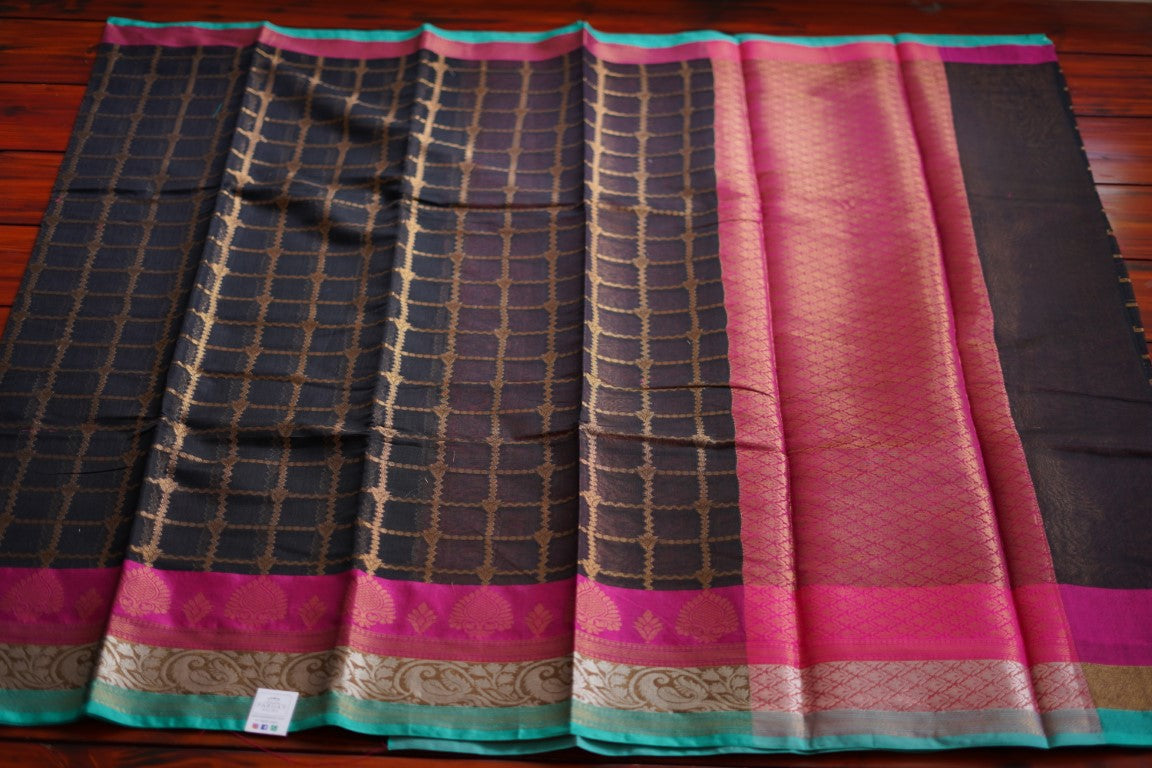 Banarasi Muslin Silk Saree  PC8533