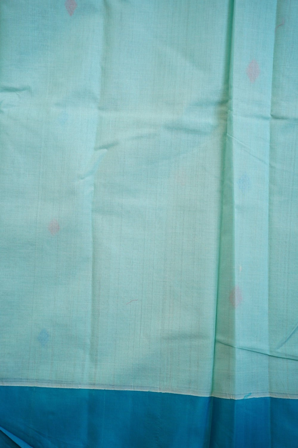 Handloom Cotton Saree  With Silk Border PC9552
