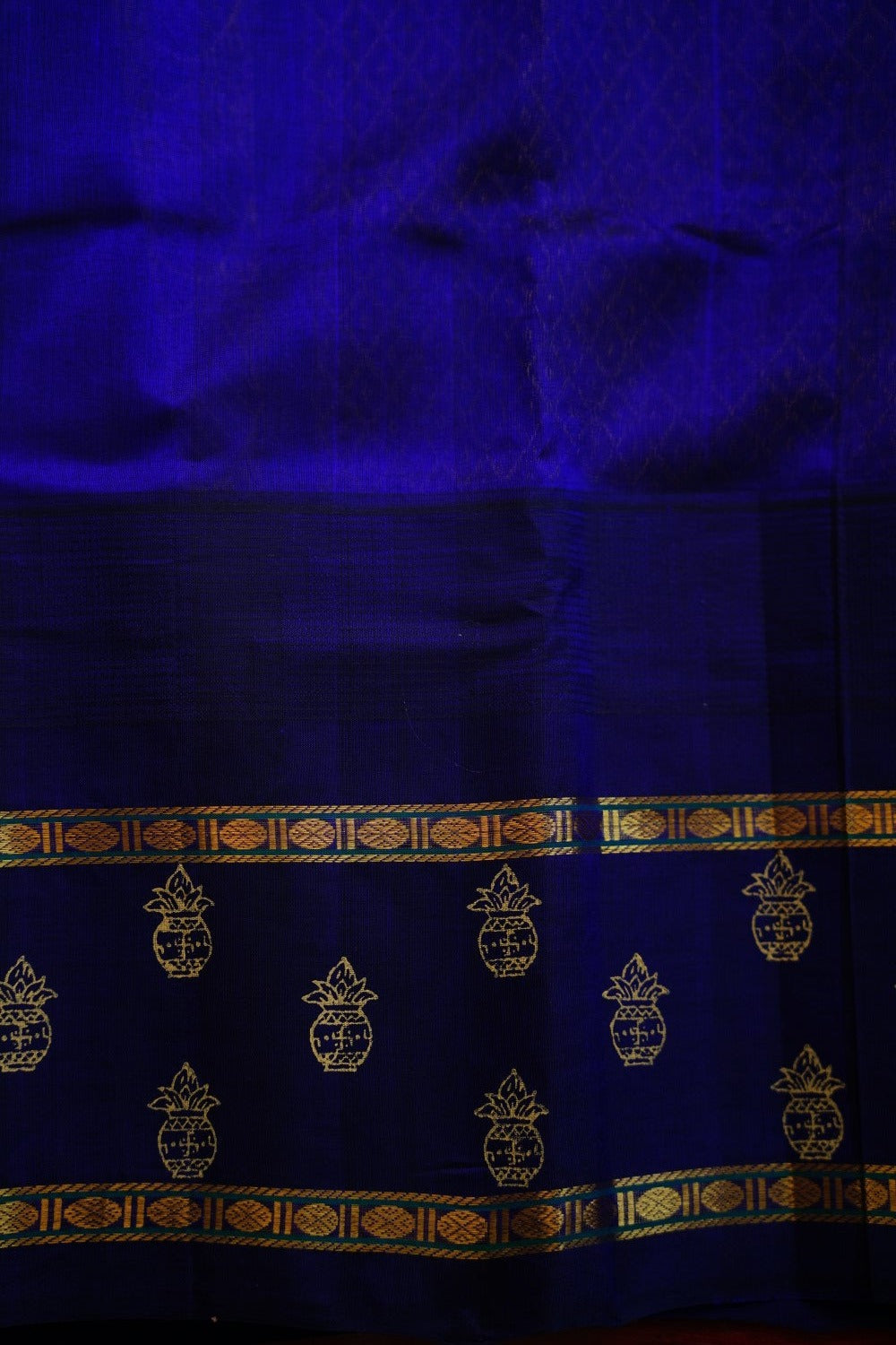 Block Printed Silk Cotton Printed Saree with Readymade blouse PC9559