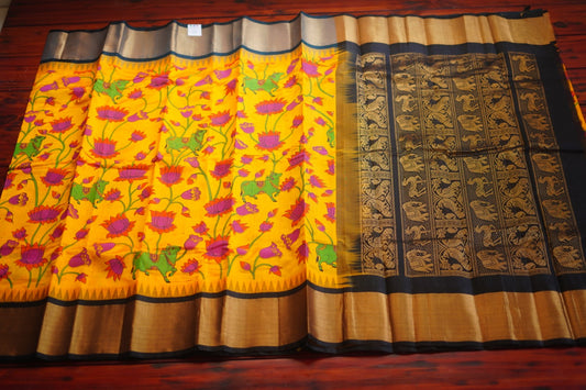 Digital Printed Kanchi silk cotton saree PC9581