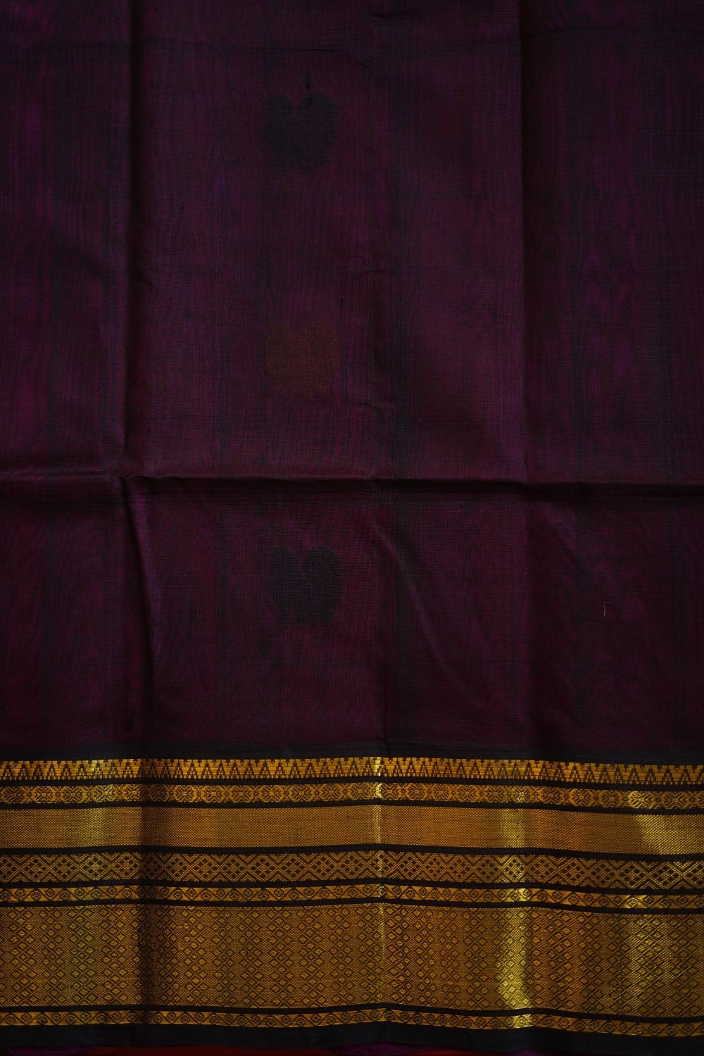 Kanchi Silk Cotton Saree With Zari Border  PC9601