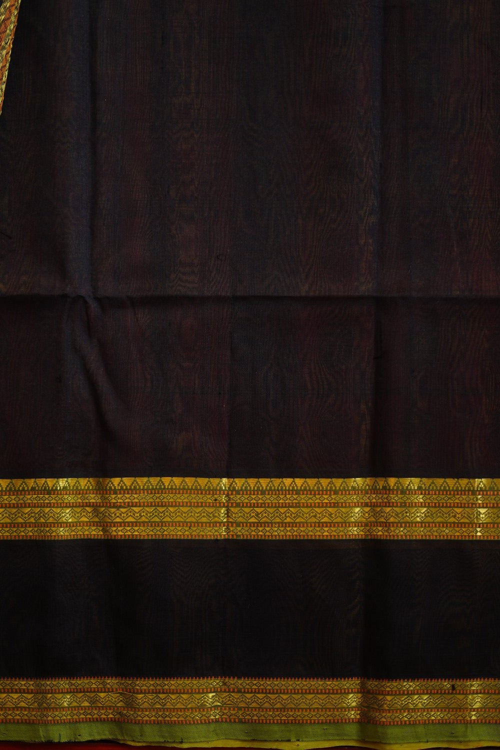 Kanchi Silk Cotton Saree With Zari Border  PC9602