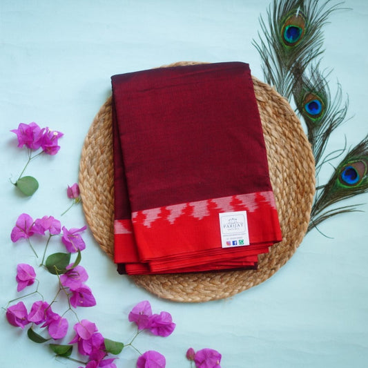 Ikat handloom Cotton Saree PC9616