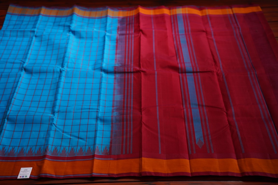 Kanchi Handloom Silk Cotton Saree PC8655