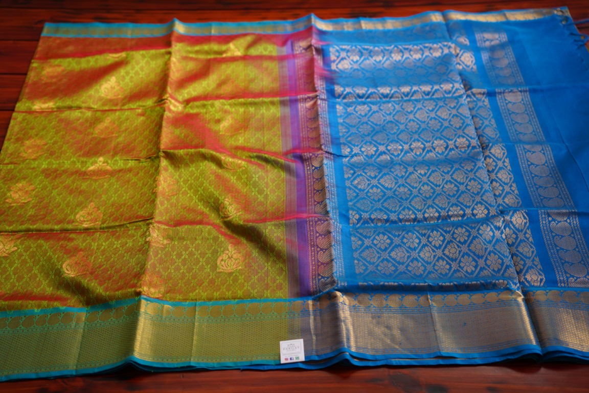 Kanchi Handloom Silk Cotton Saree PC8678