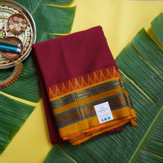 Narayanapet handloom Cotton Saree with Jari border PC7182