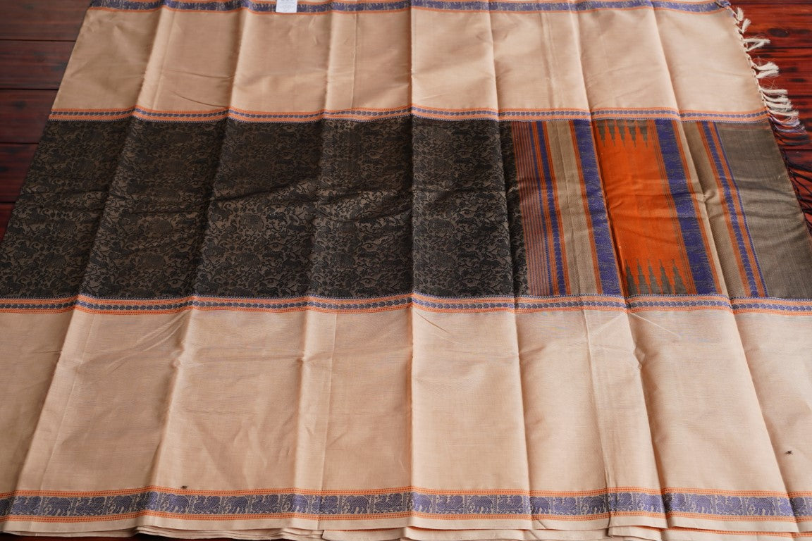 Vanasingaram Handloom Kanchi Silk Cotton Saree PC2876 freeshipping - Parijat Collections