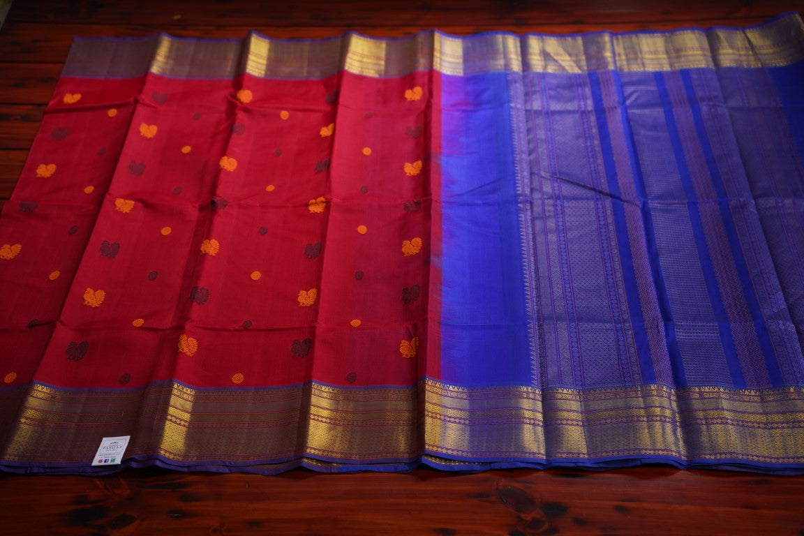 Kanchi Handloom Silk Cotton Saree PC8784