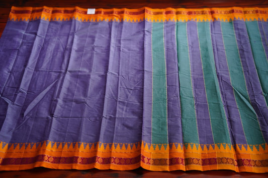 Narayanapet handloom Cotton Saree With Jari Border PC8734