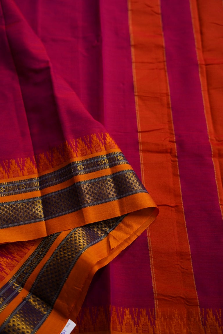 Narayanapet handloom Cotton Saree With Jari Border PC8727