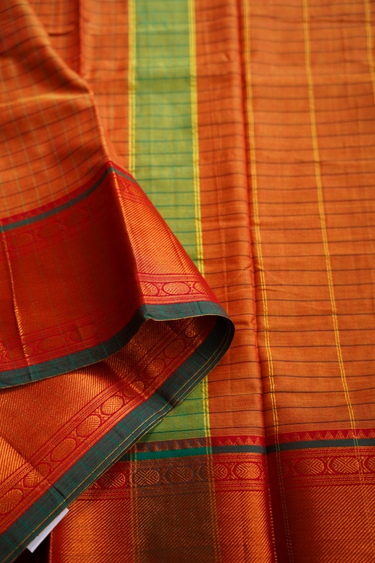 Narayanapet handloom Cotton Saree With Jari Border PC8748